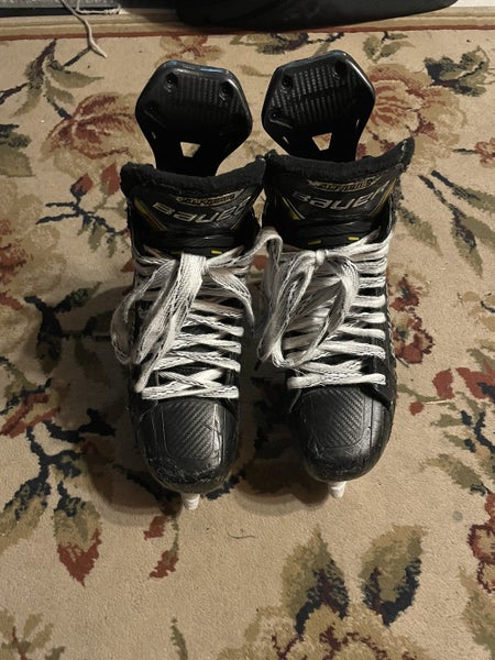 Used Bauer Supreme Ultrasonic Hockey Skates Size 7D