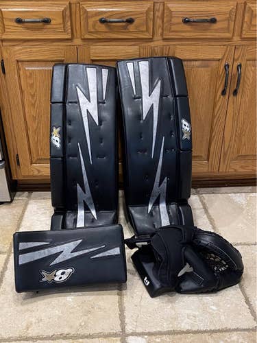 Black Intermediate 29" Regular Goalie Full Set