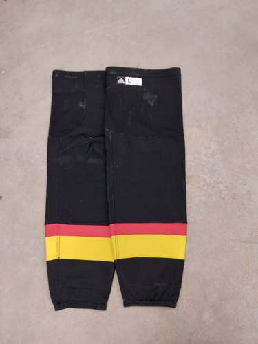 Canucks 50th Large Adidas Socks Pro Stock New RARE!!