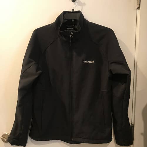 Black Men's Adult Large Marmot Soft shell Jacket