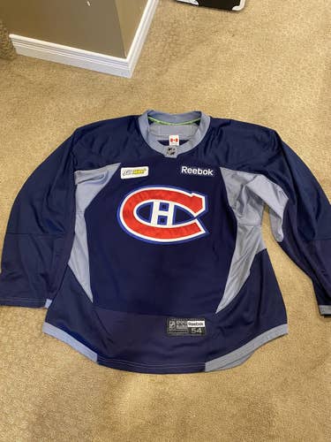 Pro Stock Reebok Montreal Canadiens Practice Jersey 54