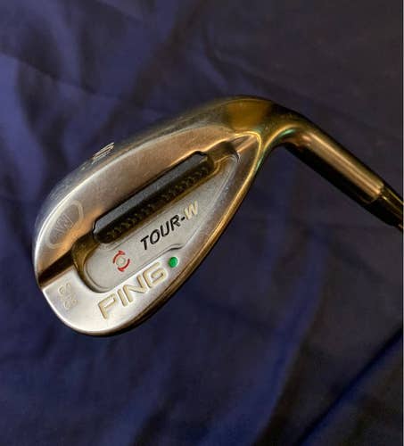 Men's Right Hand Regular Steel Shaft Tour-W Wedge Green Dot