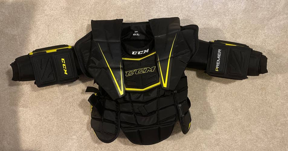 Used Large CCM  Premier Goalie Chest Protector