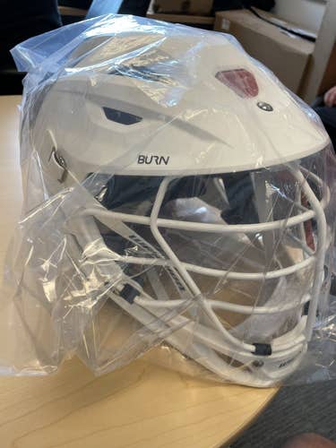 White New Warrior Burn Helmet