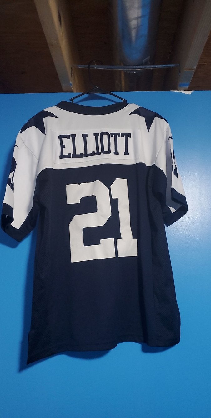 Ezekiel Elliott Nike Dallas Cowboys Alternate Blue Jersey - Adult