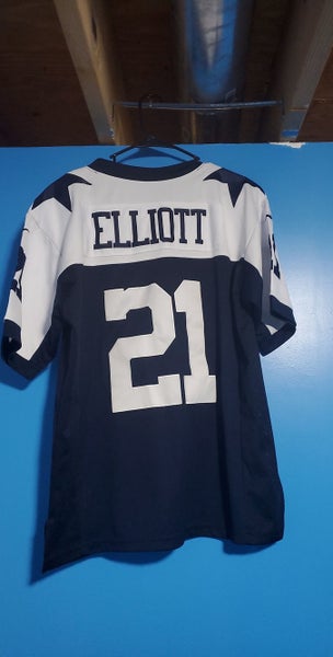 Men's Nike Ezekiel Elliott White Dallas Cowboys Alternate Game Jersey