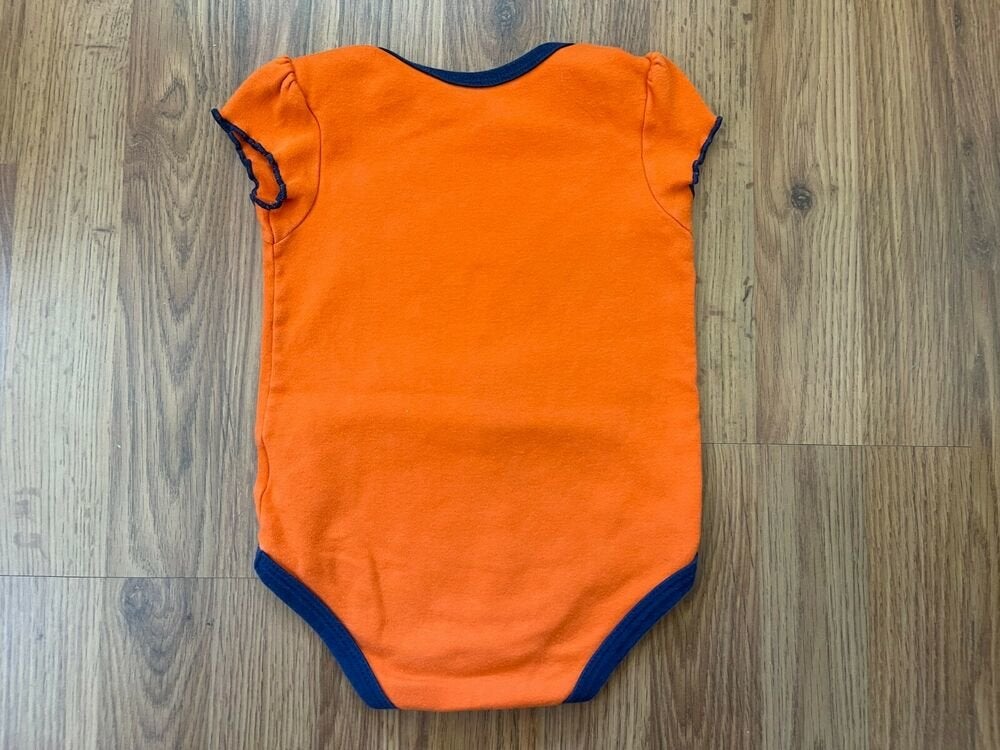 NFL Denver Broncos Baby Clothes Body Suit & Bib - Sz: 18M - Official