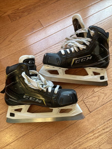 Senior CCM Tacks 9370 Hockey Goalie Skates Regular Width Size 7