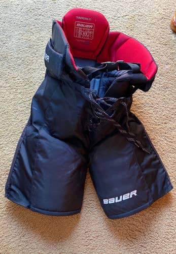 Black Used Medium Bauer Vapor x100 Hockey Pants