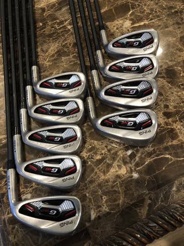 Men's Ping Stiff Flex Graphite Shaft G410 Iron Set