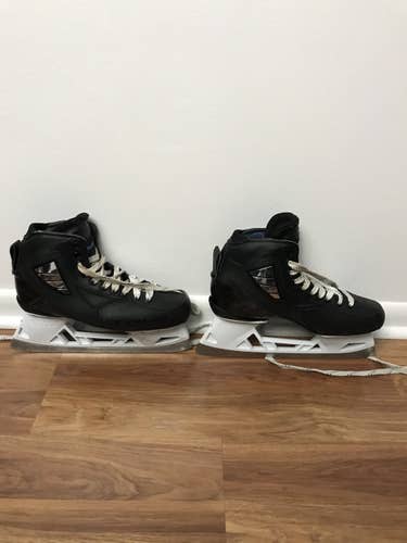Senior True 2-Piece Hockey goalie Skates Regular Width Size 10.5