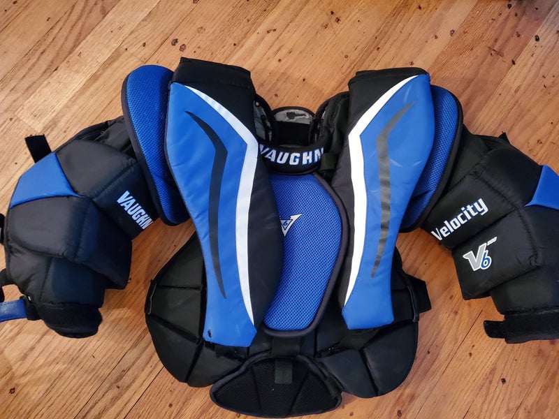 Junior Used Large Vaughn Velocity V6 Goalie Chest Protector