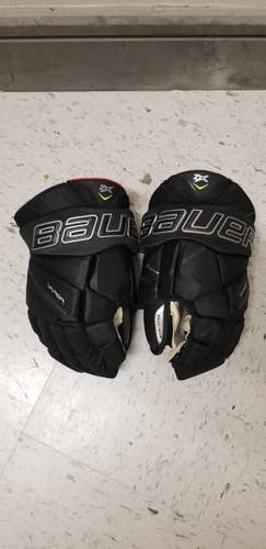 Black Used Senior Bauer Vapor 2X Gloves 13"
