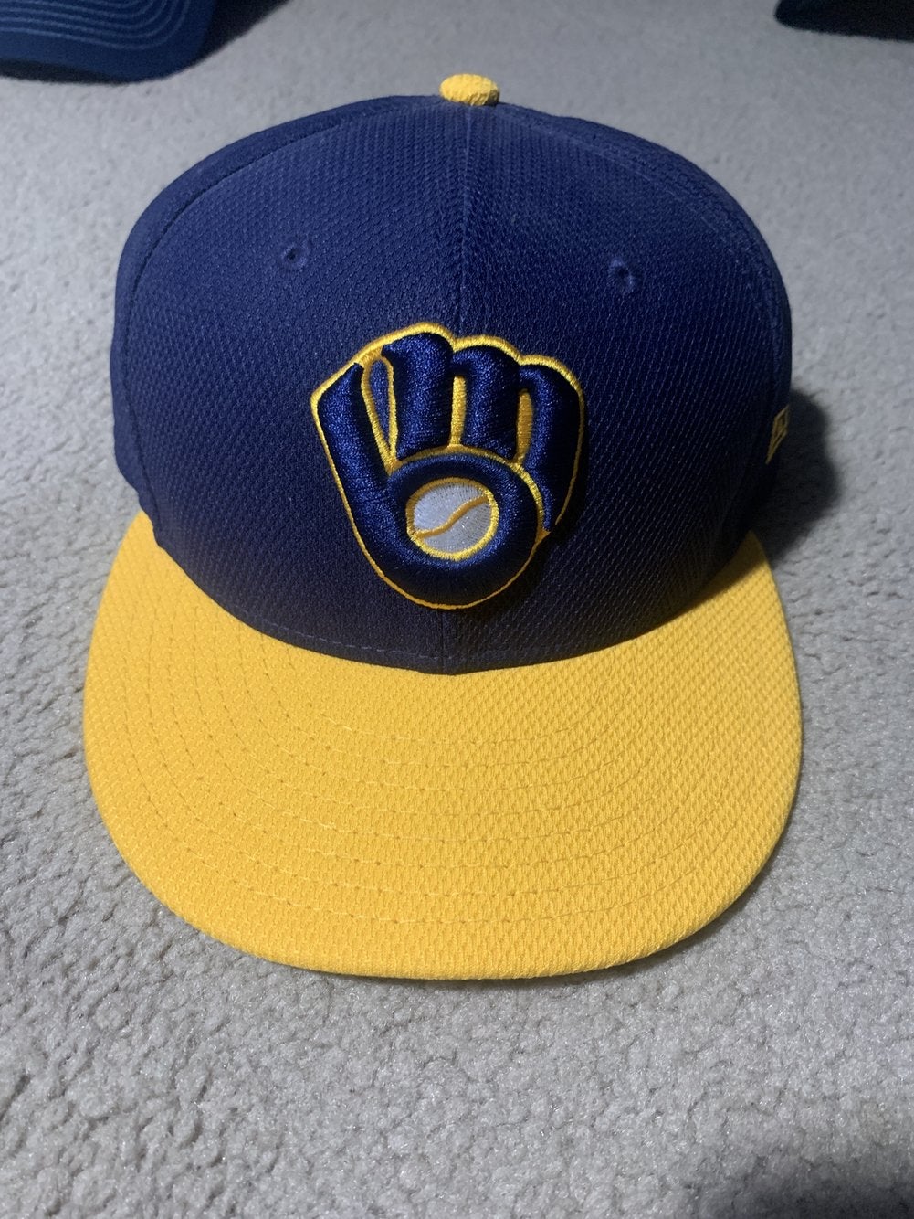 Milwaukee Brewers Fitted Cooperstown Collection, Hat, Adult Large