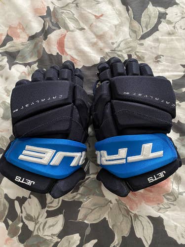 Navy blue New Senior True Catalyst 9X Gloves 13.5 “Pro Stock
