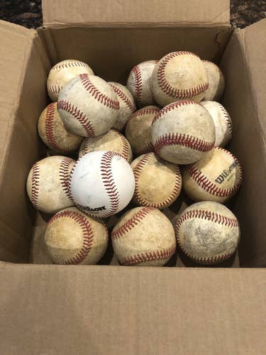 Mixed lot used 18 Pack baseballs