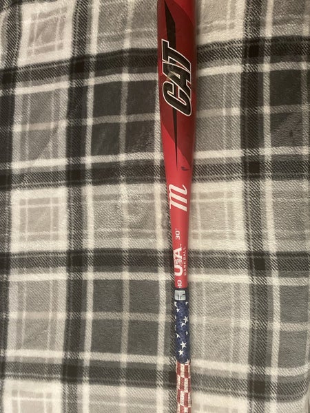 Kid Pitch (9YO-13YO) 2020 Alloy (-10) 20 oz 30" Cat USA Bat