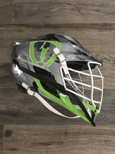 New Adrenaline Black Card Lacrosse Helmet
