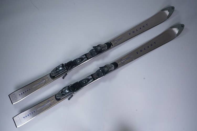 VOLANT VERTEX USA 160CM SNOW SKIS W/ CENTRO : 310 BINDINGS, MENS SILVER