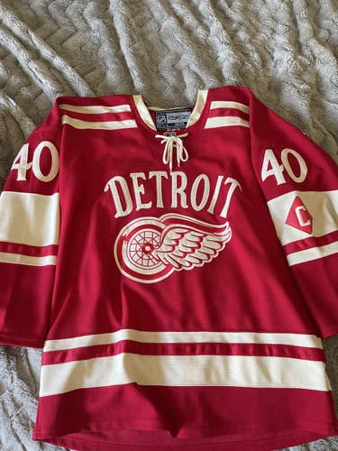 Detroit Red Wings Winter Classic Zetterberg Reebok Jersey