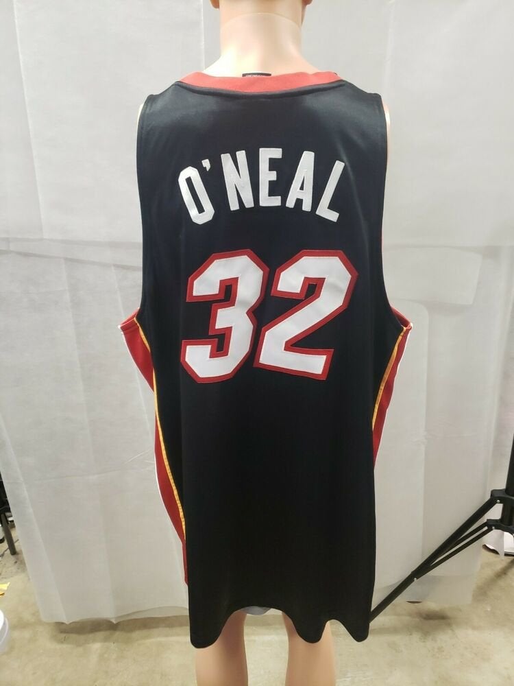 Miami Heat Shaquille ONeal Champion Jersey | Vintage NBA Basketball Sports  Red