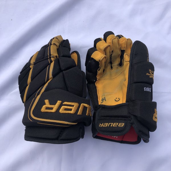 Used 14" Bauer Vapor 1X Pro Lite Gloves - NCAA (UG606)