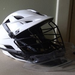 White Used Adult Goalie Cascade S Helmet