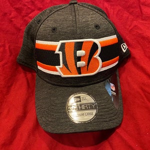 NFL Cincinnati Bengals 39Thirty New Era Black Hat Size Medium-Large * NWT NEW