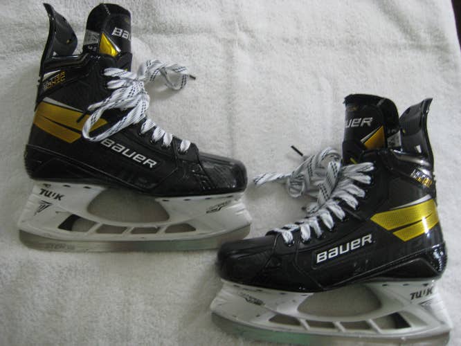 Bauer Supreme Ultrasonic Hockey Skates Size 7.5 Fit 3  Step Steel