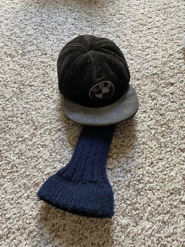 BMW hat golf club driver head cover