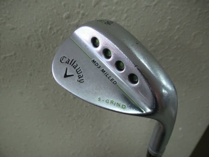 CALLAWAY MACK DADDY 3 S-GRIND 56* SAND WEDGE XP95 S300 STIFF FLEX NEW GRIP