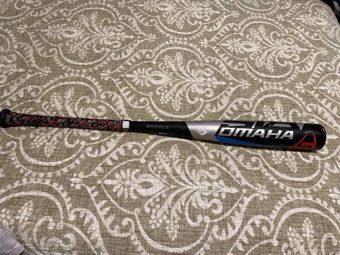 Used High School/College BBCOR Certified 2018 Louisville Slugger Alloy Omaha 518 Bat (-3) 28 oz 31"