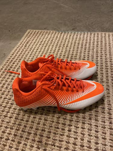 Orange Men's Molded Cleats Low Cut Vapor
