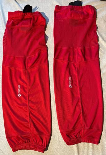 Firstar Red 30” Hockey Socks