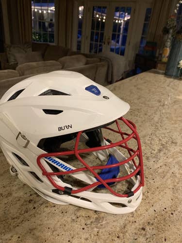 White New Warrior Burn Helmet