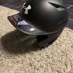 Black Used One Size Fits All Under Armour UABH2 Batting Helmet