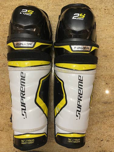 Used Bauer Supreme 2S Pro Shin Pads