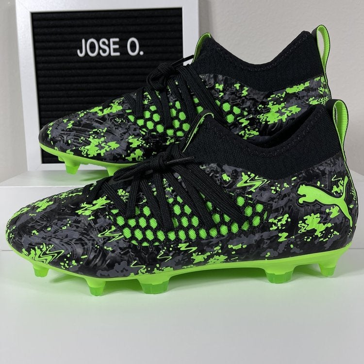 puma future black and green