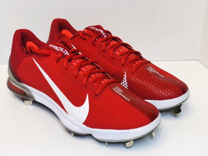 *NEW IN BOX* Nike Force Zoom Trout 7 Pro, Baseball Cleats, University Red/White-Gym Red, Size 14