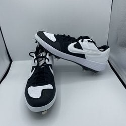 Nike Alpha Huarache Elite 2 Low Baseball Cleats White Black CI2223-002 Size 13
