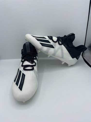 Adidas Adizero EF7610 Men’s Football Cleats White / Black Size 10.5 New