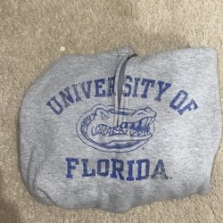 Vintage Florida Grey Half-Zip hoodie
