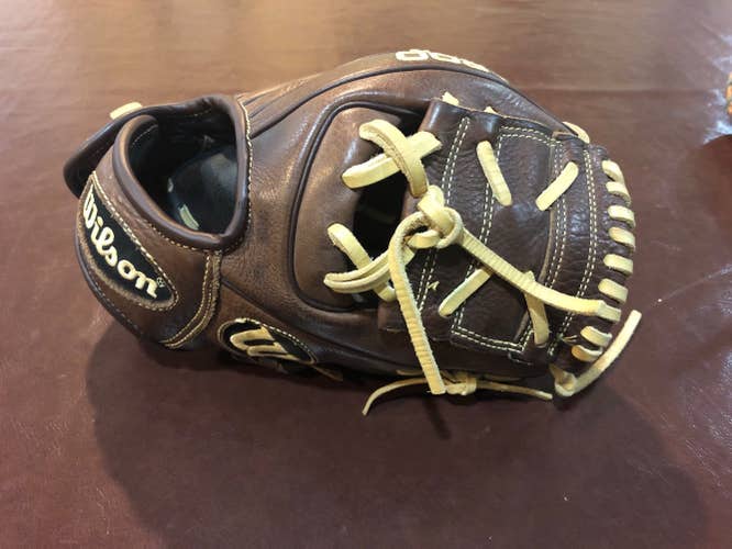 Brown Kid Pitch (9YO-13YO) Infield 11.5" A800 Baseball Glove