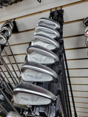 Used Ping I200 6 7 8 9 W U 6i-gw Graphite Senior Golf Iron Or Hybrid Sets