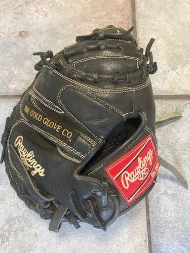 Used Rawlings Right Hand Throw Gamer Series GCMPT Catcher's Glove 32"