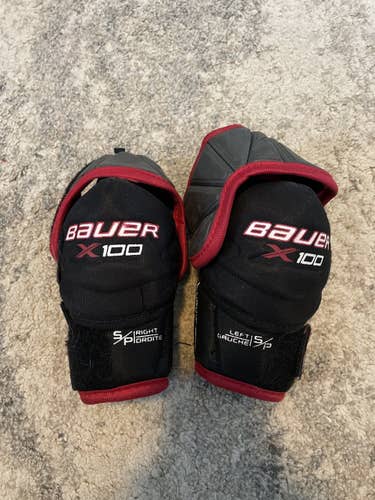 Used Small Bauer  Vapor X100 Elbow Pads