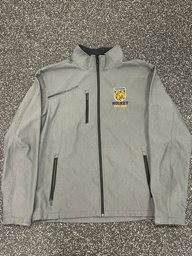 Gray Unisex Adult New Large Colorado College Bauer Jacket