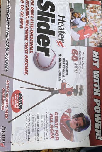Heater slider Pitching Machine