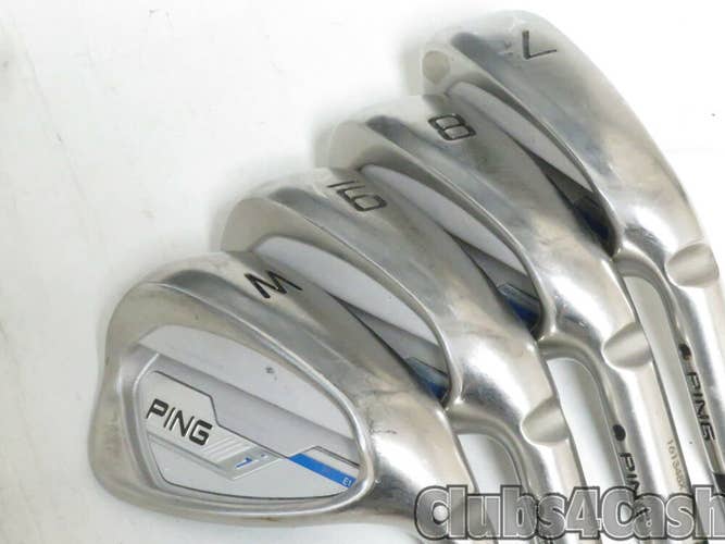 PING i Series E1 Irons Black Dot NS PRO Modus3 Tour 105 Stiff  7-P +1/2" TALL