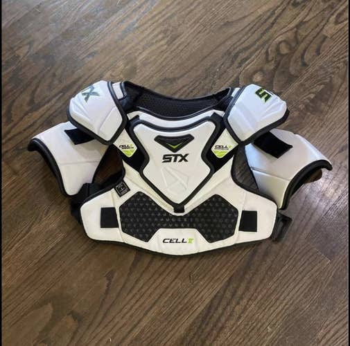 Used Medium STX Cell V Shoulder Pads
